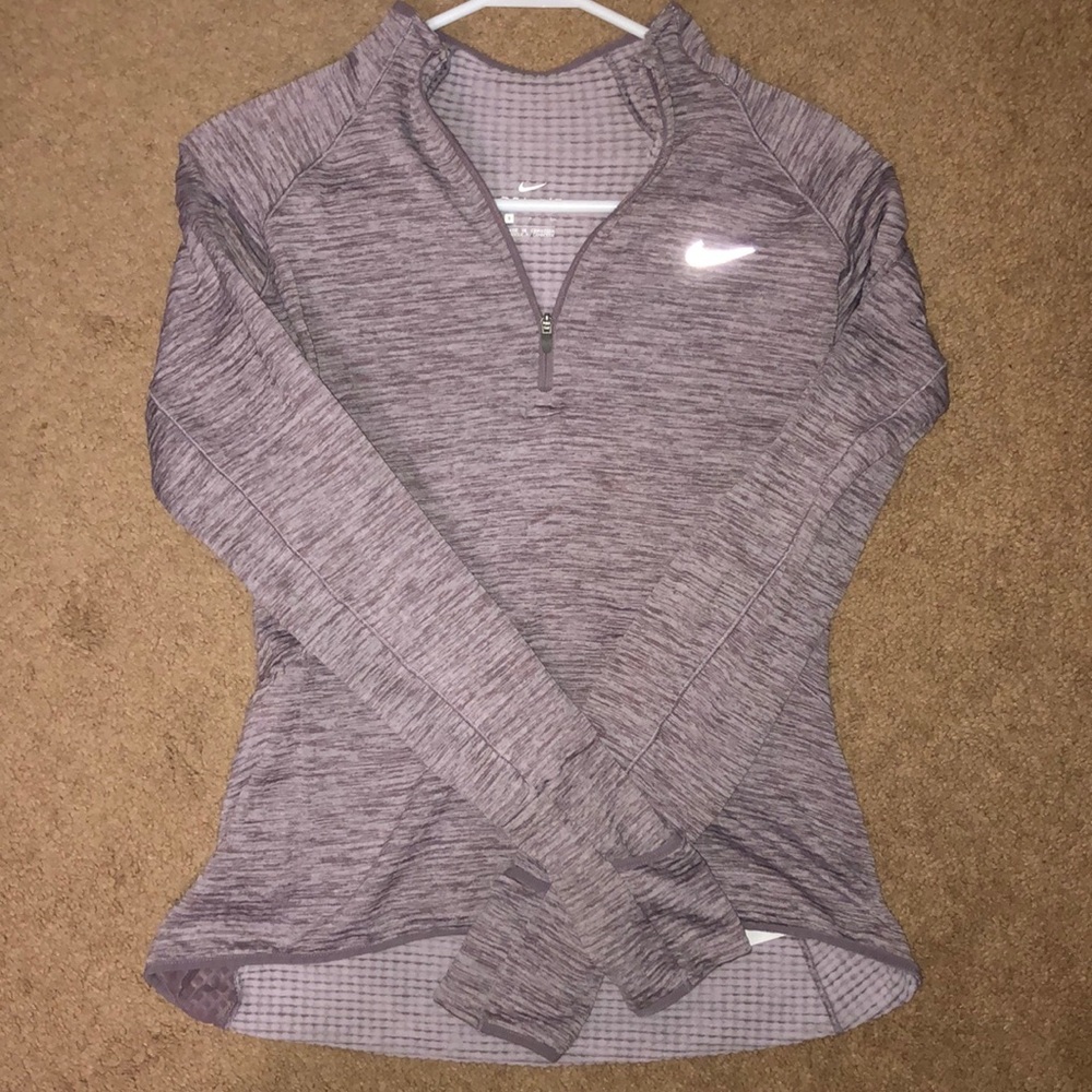 Purple Nike half-zip